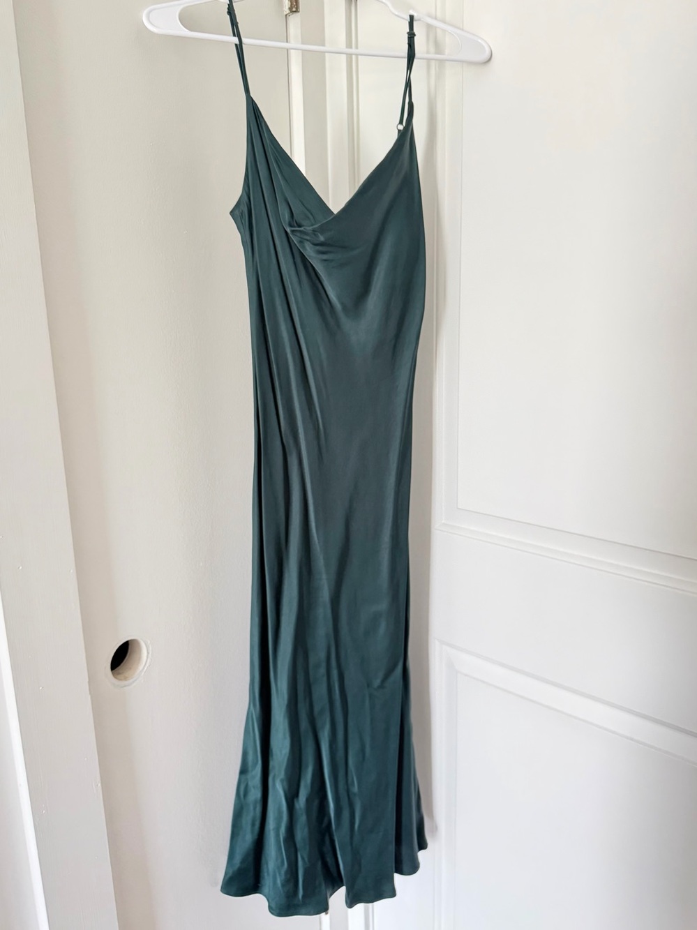 Zara Slip Dress | Deep Green Teal | Small